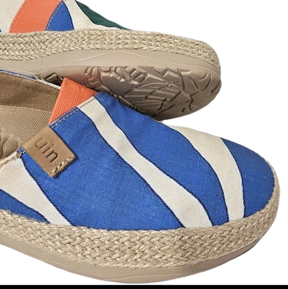 UIN Tropical Day Marbella 8.5 Women's Canvas Espadrilles Colorful Light Shoes - Picture 9 of 13